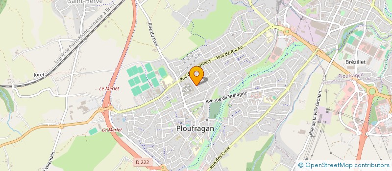 localisation de l'entreprise ASSOCIATION DE KUNG FU DE PLOUFRAGAN à PLOUFRAGAN