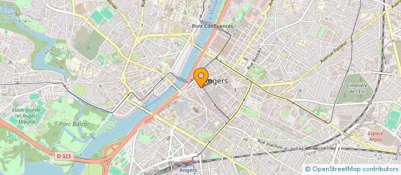 localisation de l'entreprise ASSOCIATION DE L'ABRI à ANGERS