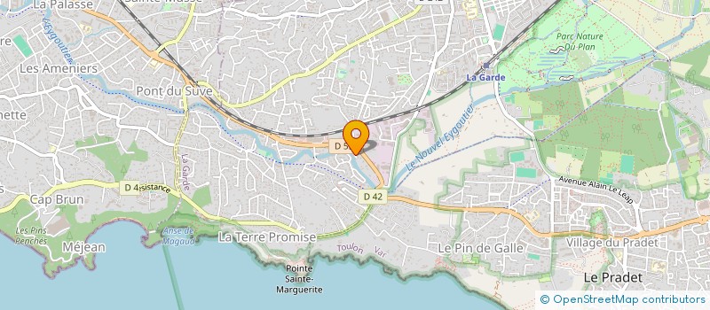 localisation de l'entreprise ASSOCIATION DE L'ABRI COTIER DE SAN PEIRE à LA GARDE