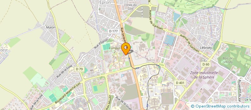 localisation de l'entreprise ASSOCIATION DE L'ACTIVITE PHYSIQUE AU SERVICE DE L'EDUCATION ET DE LA SANTE à CAEN