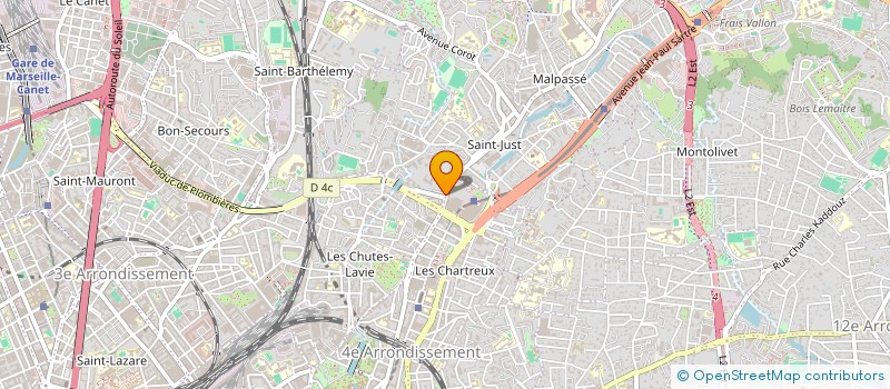 localisation de l'entreprise ASSOCIATION DE L'AIDE FAMILIALE POPULAIRE DE PROVENCE à MARSEILLE