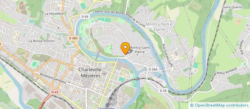 localisation de l'entreprise ASSOCIATION DE L'AIRSOFT ARDENNAIS  CHARLEVILLE-MEZIERES