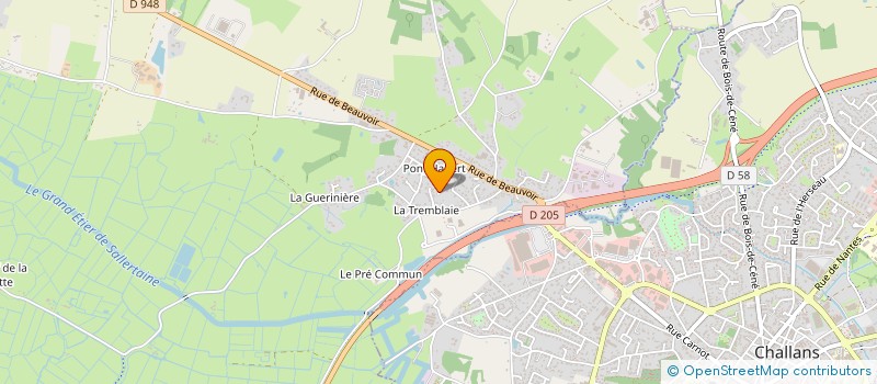 localisation de l'entreprise ASSOCIATION DE L AMICALE LAIQUE PRENOISE à SALLERTAINE