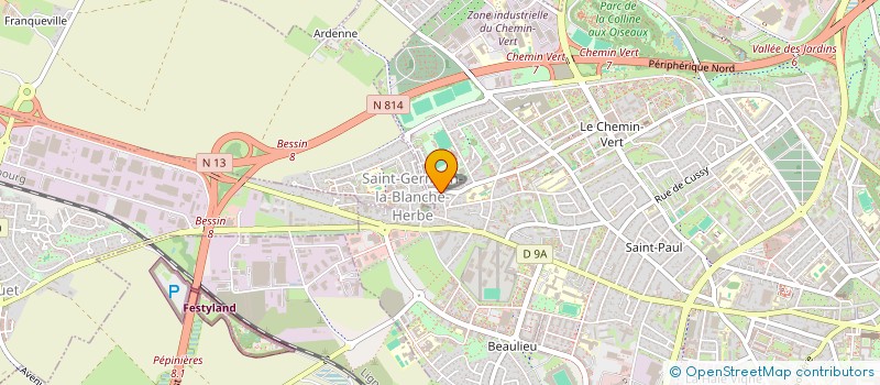 localisation de l'entreprise ASSOCIATION DE L'AMITIE DE LA MALADRERIE à CAEN