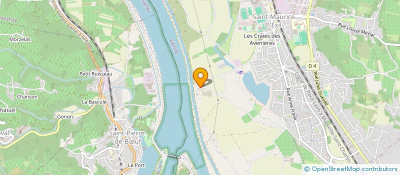 localisation de l'entreprise ASSOCIATION DE L'ARC (L'AUTO RESTO CLASSIC)  SAINT-MAURICE-L'EXIL