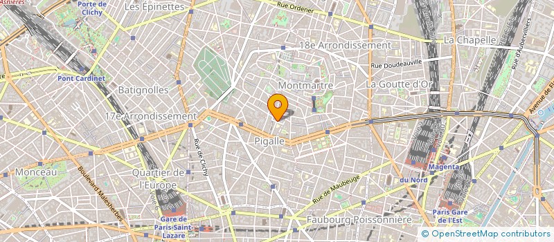 localisation de l'entreprise ASSOCIATION DE L'ATELIER 89 à PARIS