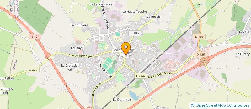 localisation de l'entreprise ASSOCIATION DE L'ATELIER DU PERTUIS à SAINT-MEEN-LE-GRAND