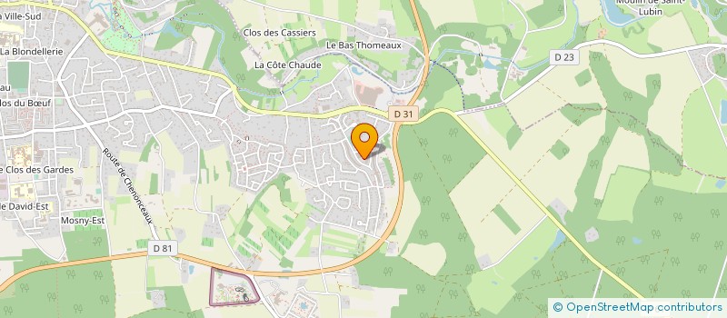 localisation de l'entreprise ASSOCIATION DE L'AVENIR  AMBOISE