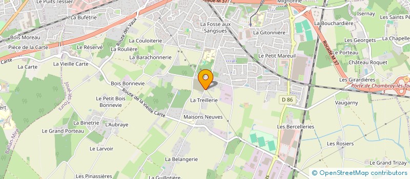 localisation de l'entreprise ASSOCIATION DE L'ECOLE DE MAISONS NEUVES à JOUE-LES-TOURS
