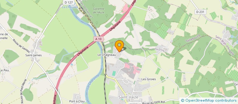 localisation de l'entreprise ASSOCIATION DE L ECOLE DE SAINT VAIZE  SAINT-VAIZE