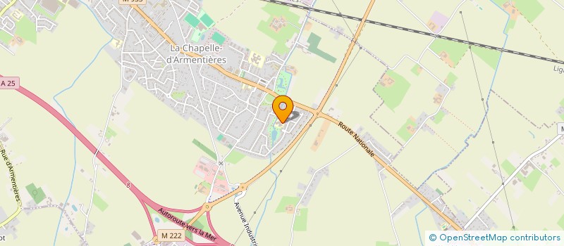 localisation de l'entreprise ASSOCIATION DE L'ECOLE DU PARC à LA CHAPELLE-D'ARMENTIERES