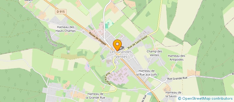 localisation de l'entreprise ASSOCIATION DE L'ECOLE L'HETRE AUX SAVOIRS à LES GRANDES-VENTES