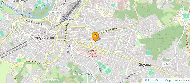localisation de l'entreprise ASSOCIATION DE L'ECOLE MATERNELLE ALFRED DE VIGNY à ANGOULEME