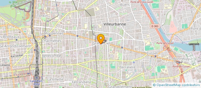 localisation de l'entreprise ASSOCIATION DE L'ECOLE MATERNELLE ANATOLE FRANCE  VILLEURBANNE