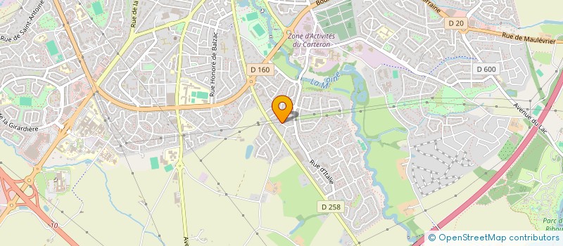 localisation de l'entreprise ASSOCIATION DE L ECOLE MOLIERE  CHOLET