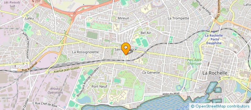 localisation de l'entreprise ASSOCIATION DE L'ECOLE PIERRE LOTI DE LA ROCHELLE  LA ROCHELLE