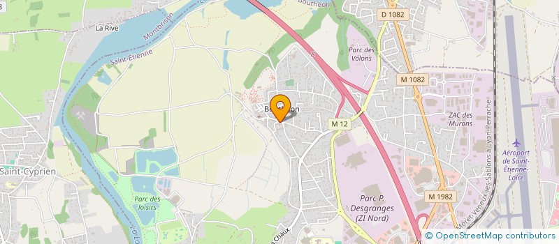 localisation de l'entreprise ASSOCIATION DE L'ECOLE VICTOR HUGO  ANDREZIEUX-BOUTHEON