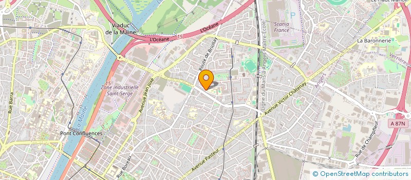 localisation de l'entreprise ASSOCIATION DE L'ECOLE VOLTAIRE PRIMAIRE à ANGERS