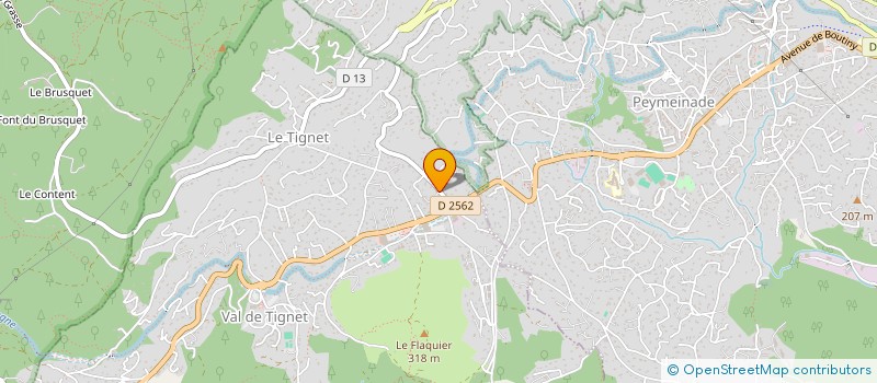 localisation de l'entreprise ASSOCIATION DE L'ENCOURAGEMENT DU DEVOUEMENT ET DU BENEVOLAT DE LA REGION PACA PCE ALPES COTE AZUR à LE TIGNET