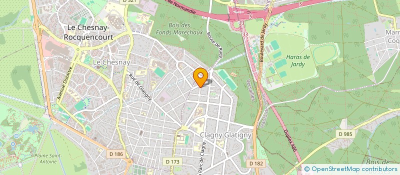 localisation de l'entreprise ASSOCIATION DE L'ENFANT JESUS DE PRAGUE à VERSAILLES