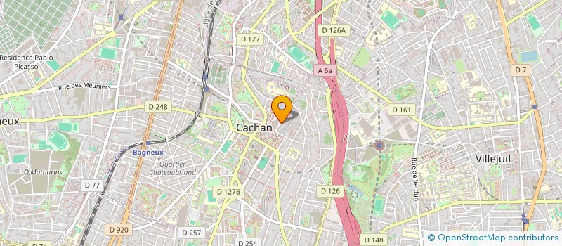 localisation de l'entreprise ASSOCIATION DE L EQUIPAGE à CACHAN