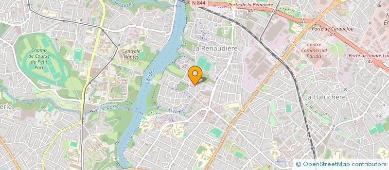 localisation de l'entreprise ASSOCIATION DE L'ERAUDIERE POUR LA RESTAURATION INTER-ENTREPRISES à NANTES