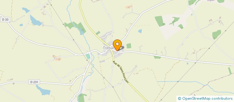 localisation de l'entreprise ASSOCIATION DE L'ETANG DU CHAPITRE  TREBAN