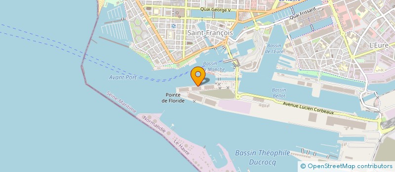 localisation de l'entreprise ASSOCIATION DE L HIRONDELLE DE LA MANCHE  LE HAVRE