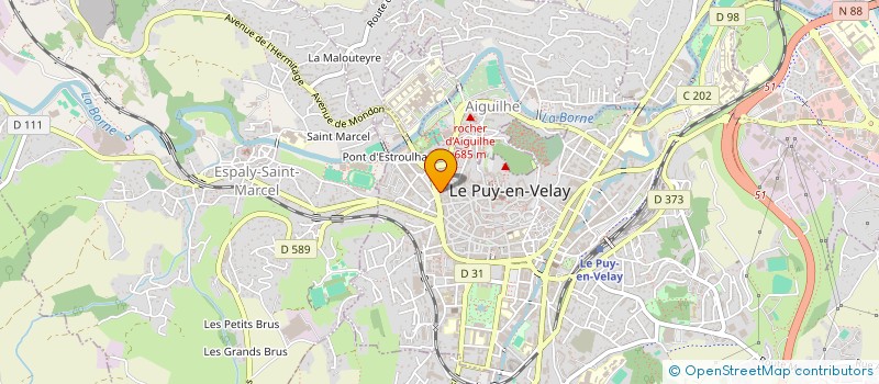localisation de l'entreprise ASSOCIATION DE L'INSTITUT SAINT DOMINIQUE  LE PUY-EN-VELAY