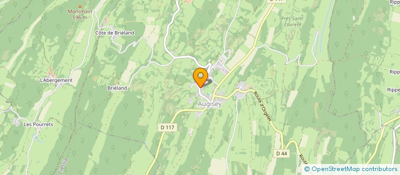 localisation de l'entreprise ASSOCIATION DE L'OPPIDUM  AUGISEY