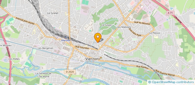 localisation de l'entreprise ASSOCIATION DE LA BIBLIOTHEQUE DE ST-GEORGES SUR LA PREE  SAINT-GEORGES-SUR-LA-PREE