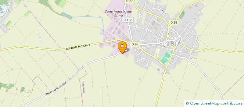 localisation de l'entreprise ASSOCIATION DE LA BOURSE AUX VETEMENTS DU PUISEAUTIN  PUISEAUX