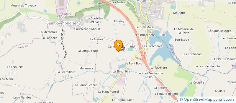 localisation de l'entreprise ASSOCIATION DE LA BRETECHE à SAINT-SYMPHORIEN