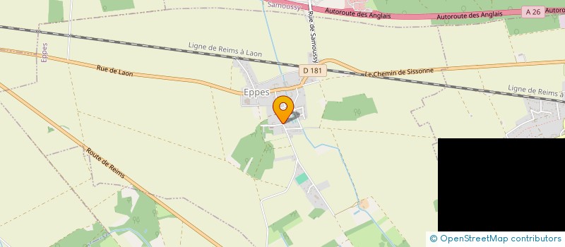 localisation de l'entreprise ASSOCIATION DE LA CANNE EPPOISE  EPPES