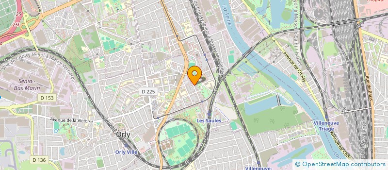 localisation de l'entreprise ASSOCIATION DE LA COMMUNAUTE COMORIENNE D'ORLY  ORLY