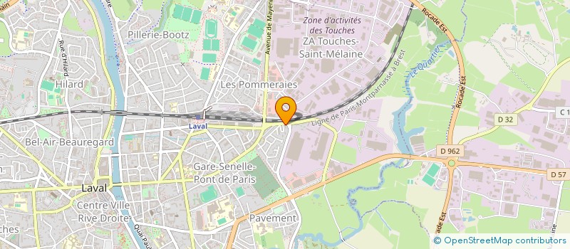 localisation de l'entreprise ASSOCIATION DE LA COMMUNAUTE COMORIENNE DE LA MAYENNE à LAVAL