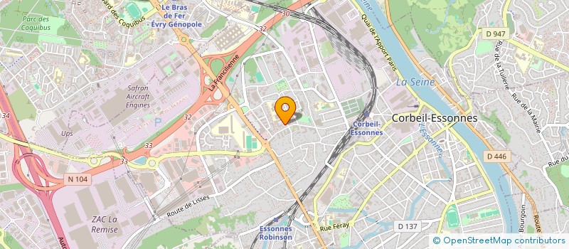 localisation de l'entreprise ASSOCIATION DE LA COMMUNAUTE MANEHAS EN EUROPE  CORBEIL-ESSONNES