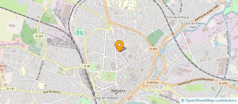 localisation de l'entreprise ASSOCIATION DE LA COMMUNAUTE PROFESSIONNELLE TERRITORIALE DE SANTE DE NEVERS SUD NIVERNAIS à NEVERS
