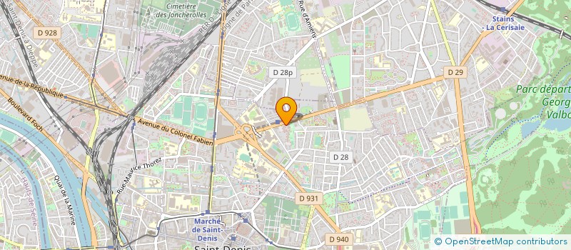 localisation de l'entreprise ASSOCIATION DE LA COMMUNE DE DJELEBOU EN FRANCE à SAINT-DENIS