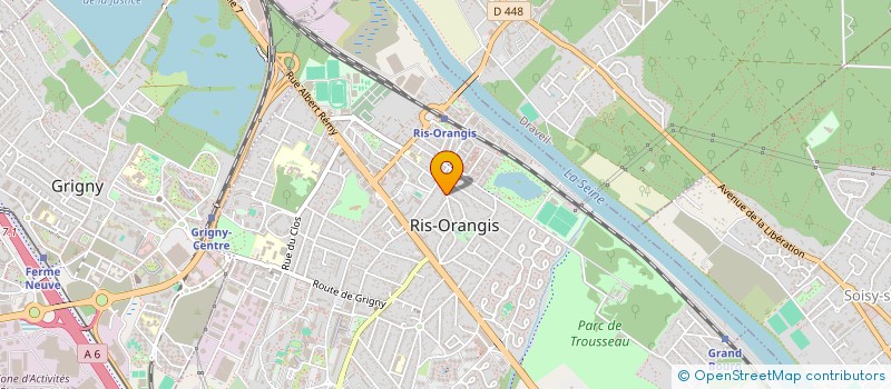 localisation de l'entreprise ASSOCIATION DE LA COMMUNE DE KOUNKANE EN FRANCE (ACKF) à RIS-ORANGIS