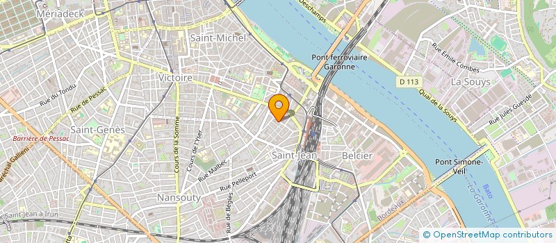 localisation de l'entreprise ASSOCIATION DE LA COMMUNICATION CULTURELLE ENTRE LA FRANCE ET LA CHINE (ACCFC)  BORDEAUX