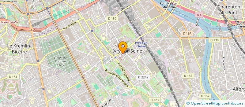 localisation de l'entreprise ASSOCIATION DE LA CONTRIBUTION DE CHACUN A L EDUCATION POUR TOUS  IVRY-SUR-SEINE