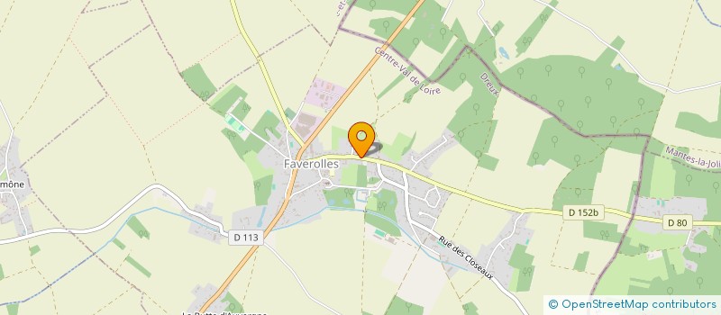 localisation de l'entreprise ASSOCIATION DE LA COOPERATIVE SCOLAIRE DE L'ECOLE PUBLIQUE DE FAVEROLLES-LES-PINTHIERES à FAVEROLLES