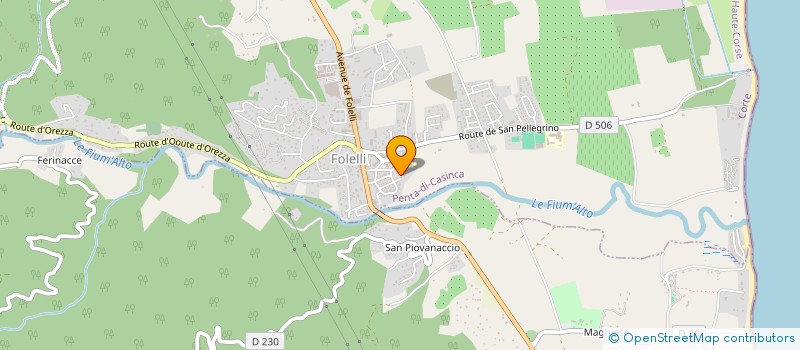 localisation de l'entreprise ASSOCIATION DE LA COURONNE DE GUTLEBEN à PENTA-DI-CASINCA