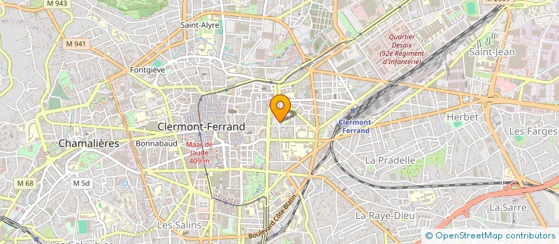 localisation de l'entreprise ASSOCIATION DE LA CROIX MOREL  CLERMONT-FERRAND