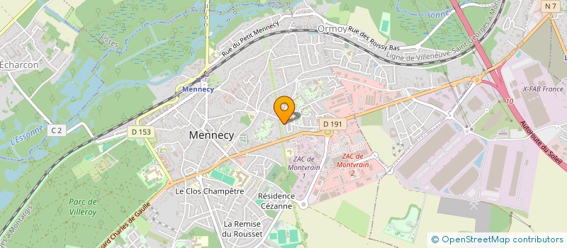 localisation de l'entreprise ASSOCIATION DE LA CULTURE ET DU SAVOIR à MENNECY