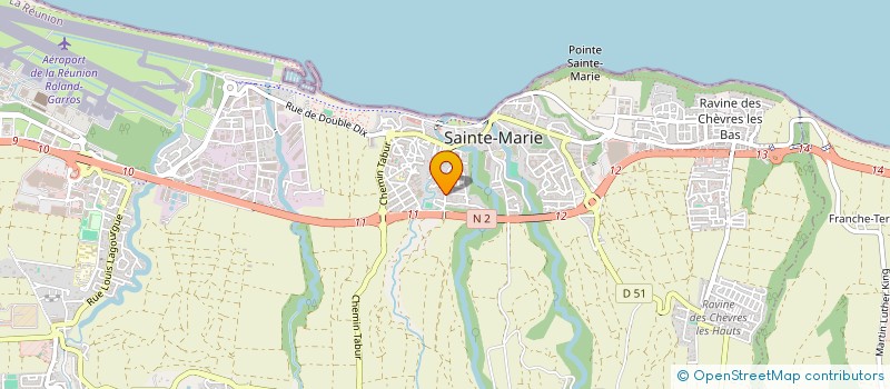 localisation de l'entreprise ASSOCIATION DE LA DECOUVERTE à SAINTE MARIE