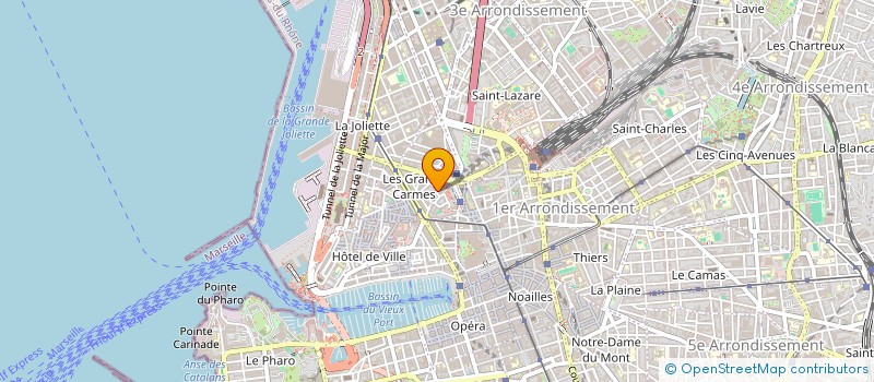 localisation de l'entreprise ASSOCIATION DE LA DEFENSE ET DU BIEN ETRE DES LOCATAIRES DES CARMELINS  MARSEILLE