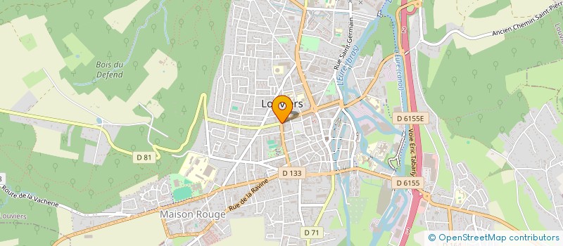 localisation de l'entreprise ASSOCIATION DE LA DEMI LUNE à LOUVIERS