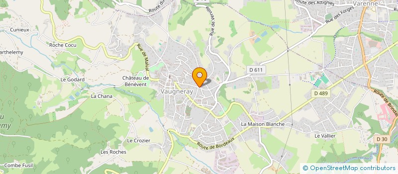 localisation de l'entreprise ASSOCIATION DE LA DESERTE  VAUGNERAY